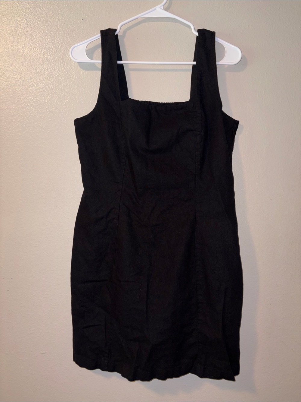 Old Navy Black Square-Neck Mini Dress